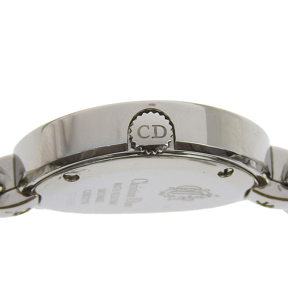 Dior Watches Quartz CD022110 Stainless Steel Silver Maris black dial Women Used Authentic