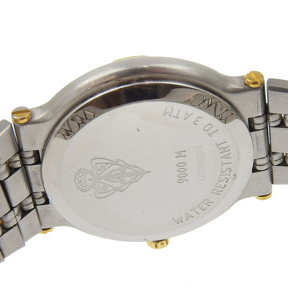 GUCCI Watches Quartz 9000M Stainless Steel Silver gold dial