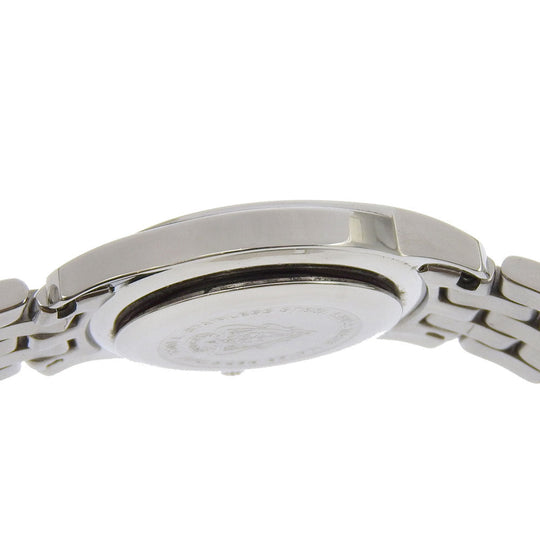 GUCCI Watches Quartz 5500L Stainless Steel Silver black dial Women Used Authentic