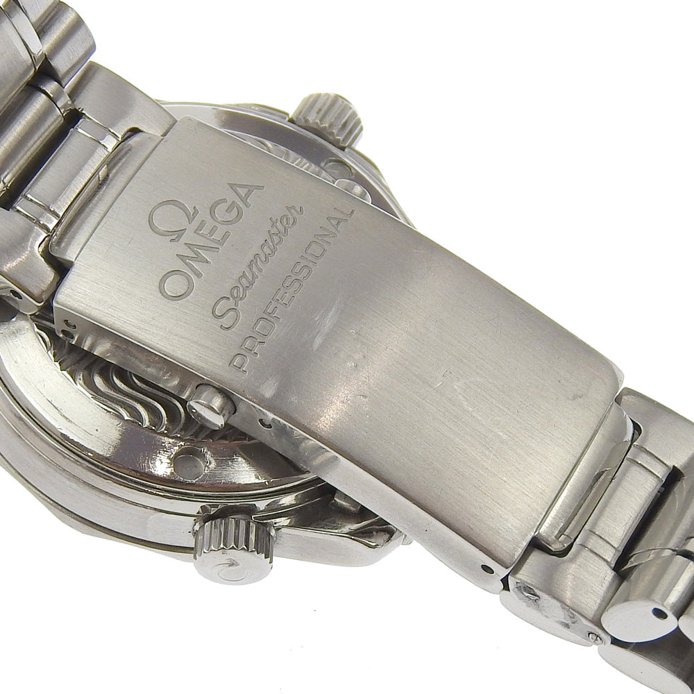 OMEGA Watches Quartz 2263.8 Stainless Steel Silver Professional 300 Seamaster Blue dial Boys Used Authentic
