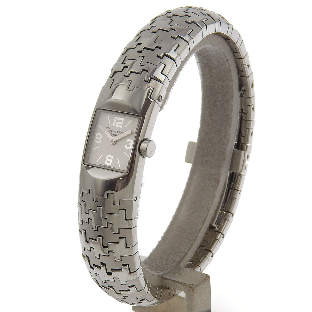 Dior Watches Quartz D96-100 Stainless Steel Silver Diophyllic White dial Women Used Authentic
