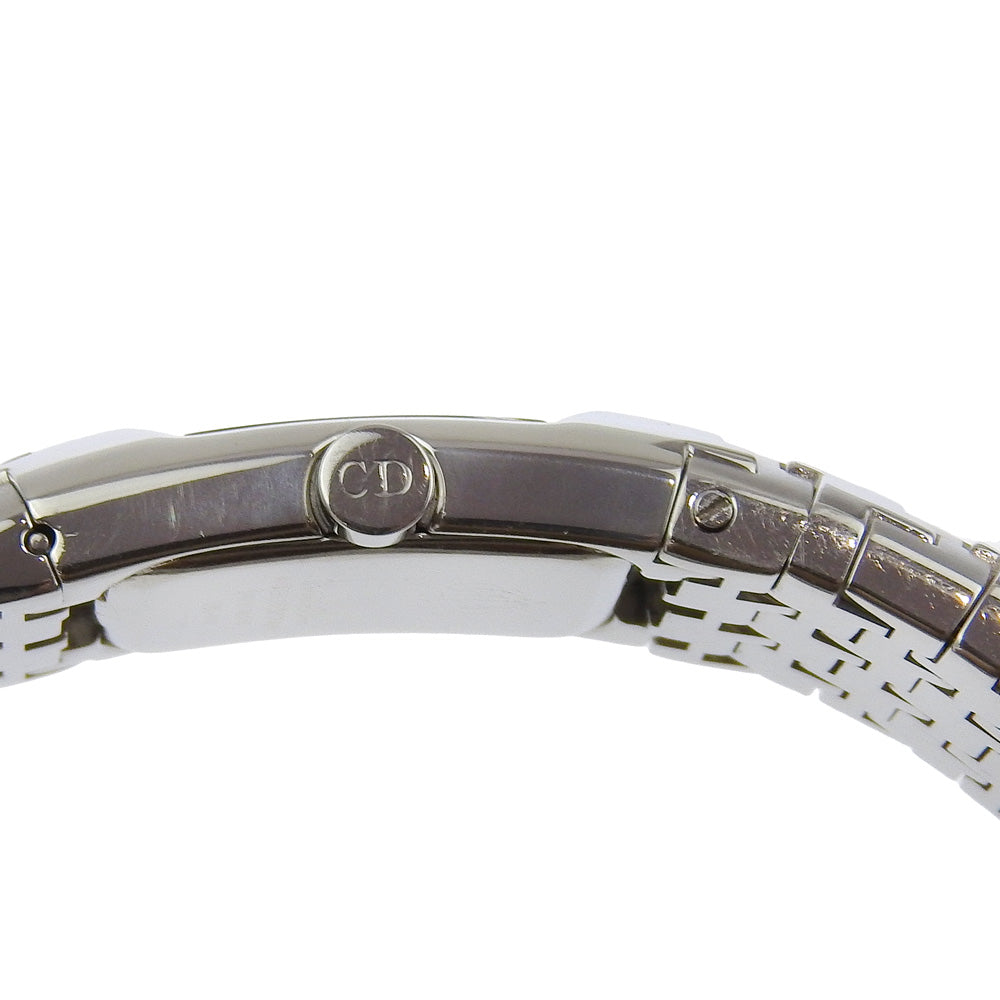 Dior Watches Quartz D96-100 Stainless Steel Silver Diophyllic White dial Women Used Authentic