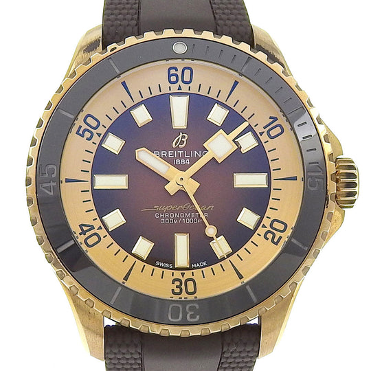 BREITLING Watches N17376201Q1S1 Rubber, Bronze gold cal.SW200-1 Super Ocean Automatic 44 mens Used Authentic