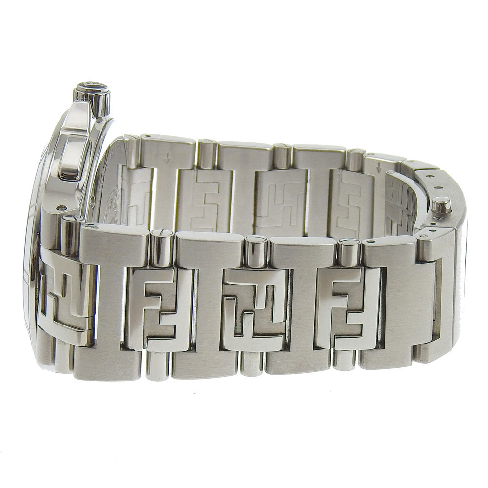 FENDI Watches Quartz 4700G Stainless Steel Silver high speed black dial