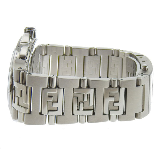 FENDI Watches Quartz 4700G Stainless Steel Silver high speed black dial