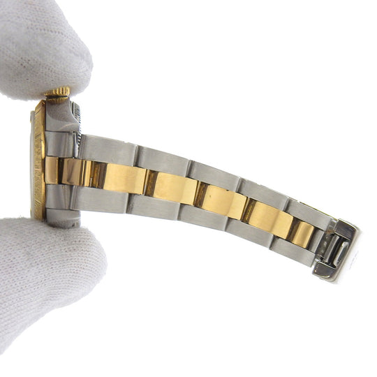 ROLEX Watches Mechanical Automatic 76243 Stainless Steel , YG gold Y number cal.2230 Oyster perpetual Champagne dial Women Used Authentic