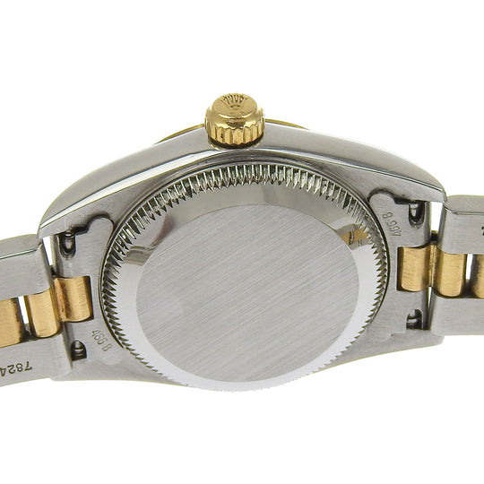 ROLEX Watches Mechanical Automatic 76243 Stainless Steel , YG gold Y number cal.2230 Oyster perpetual Champagne dial Women Used Authentic