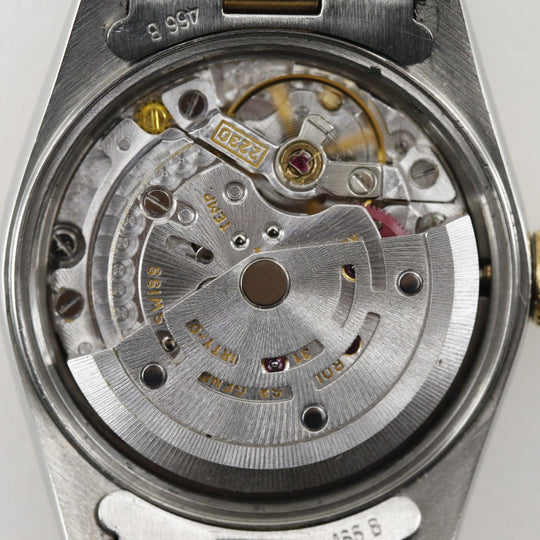 ROLEX Watches Mechanical Automatic 76243 Stainless Steel , YG gold Y number cal.2230 Oyster perpetual Champagne dial Women Used Authentic