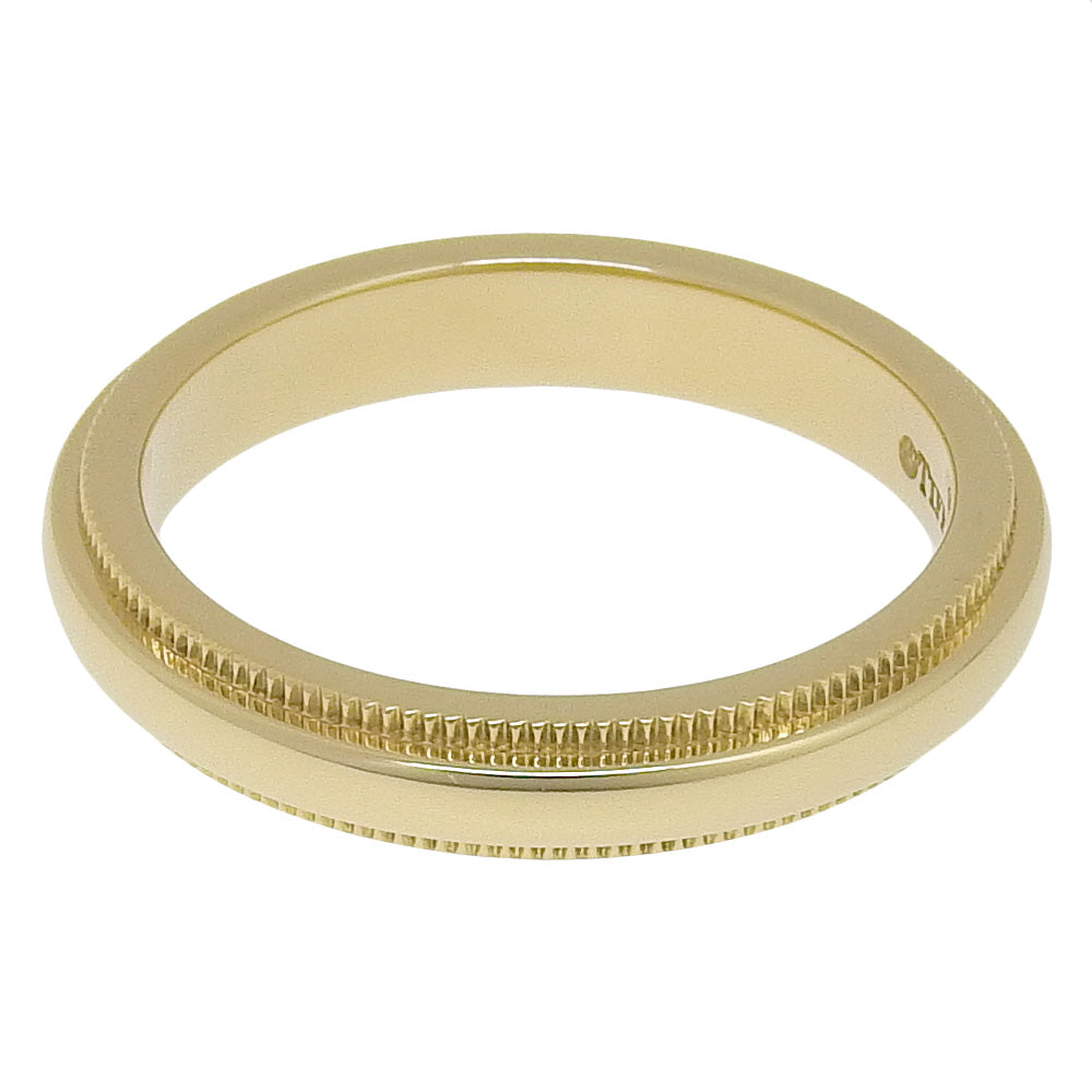TIFFANY&Co. Ring K18 yellow gold gold Milgrain Women Used Authentic