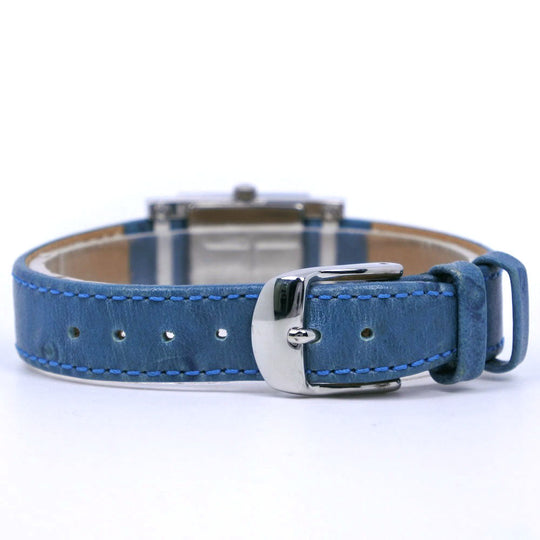 GUCCI Watches Quartz 7900P Stainless Steel , Leather Silver/light blue Silver dial Women Used Authentic