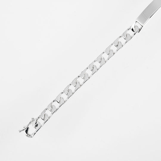 TIFFANY&Co. bracelet Silver925 Silver Kihei ID Plate mens Used Authentic