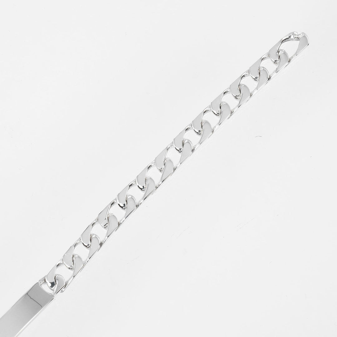 TIFFANY&Co. bracelet Silver925 Silver Kihei ID Plate mens Used Authentic