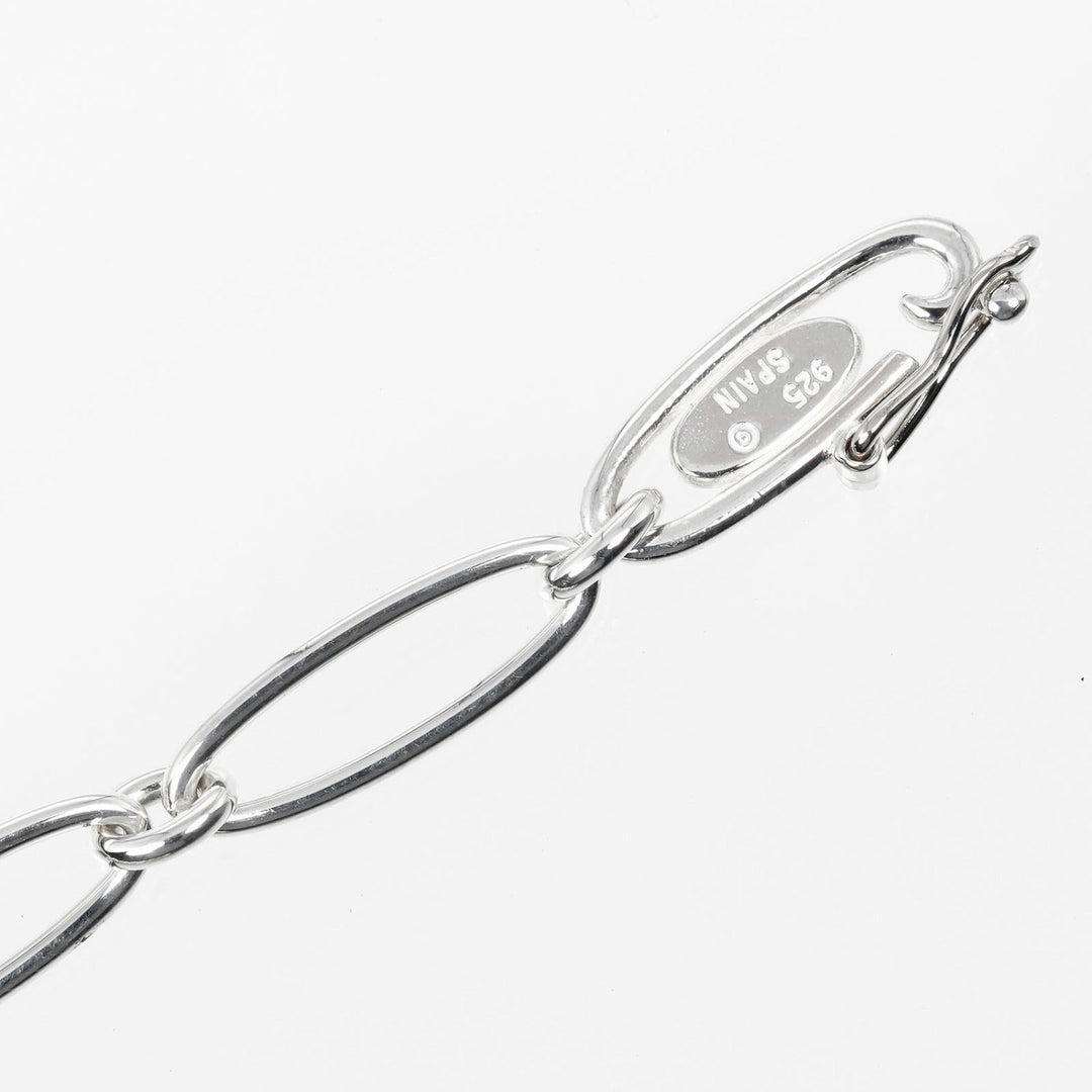 TIFFANY&Co. bracelet Silver925 Silver Circumference of Wristaround6.8" Curved heart Women Used Authentic