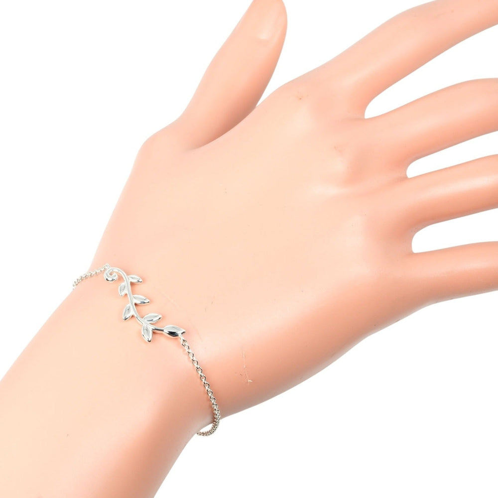 TIFFANY&Co. bracelet Silver925 Silver Circumference of Wristaroundcm17.5 Olive leaf Women Used Authentic