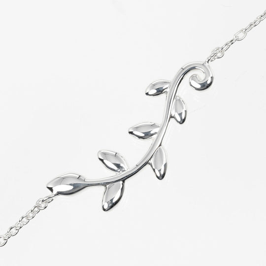 TIFFANY&Co. bracelet Silver925 Silver Circumference of Wristaroundcm17.5 Olive leaf Women Used Authentic