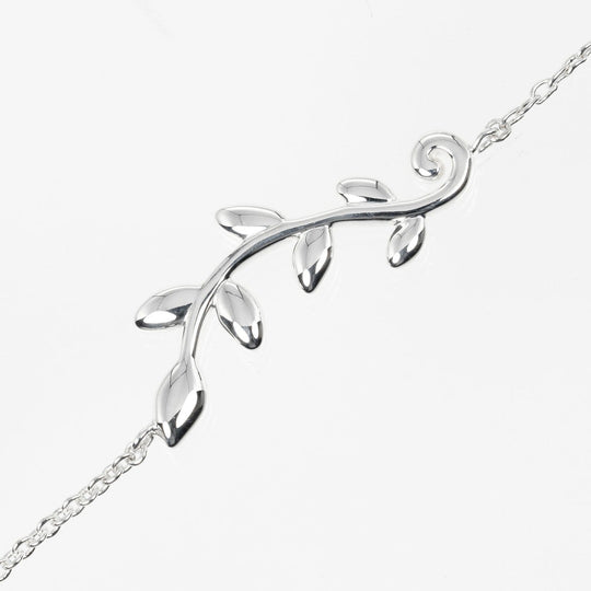 TIFFANY&Co. bracelet Silver925 Silver Circumference of Wristaroundcm17.5 Olive leaf Women Used Authentic