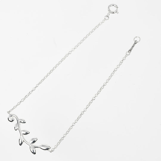 TIFFANY&Co. bracelet Silver925 Silver Circumference of Wristaroundcm17.5 Olive leaf Women Used Authentic