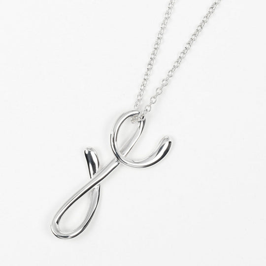 TIFFANY&Co. Necklace Silver925 Silver initial y Letter y Women Used Authentic