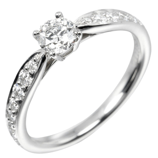 TIFFANY&Co. Ring 0.25ct VVS2/G/2EX/VG Pt950Platinum, Diamond clear harmony engagement Women Used Authentic