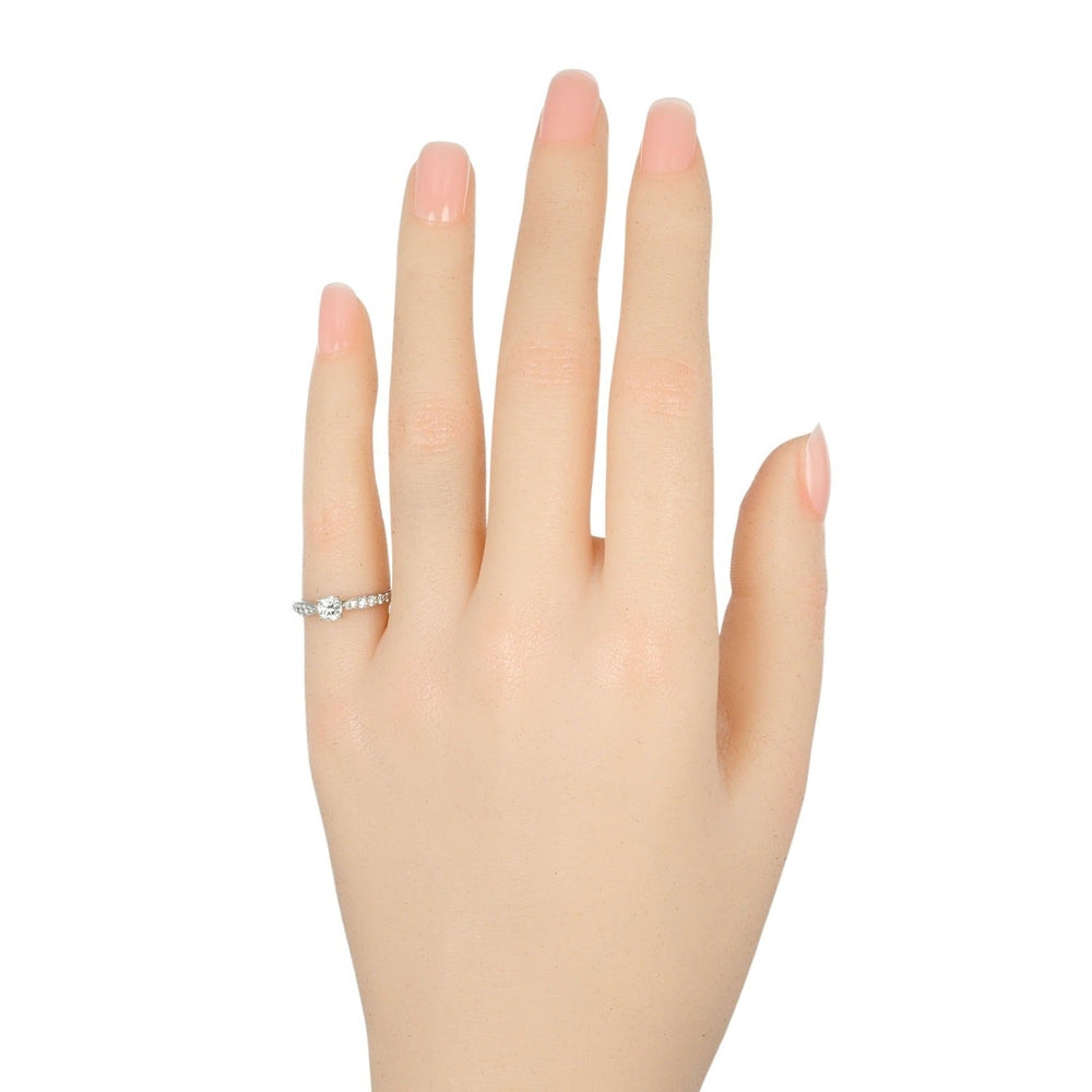 TIFFANY&Co. Ring 0.25ct VVS2/G/2EX/VG Pt950Platinum, Diamond clear harmony engagement Women Used Authentic