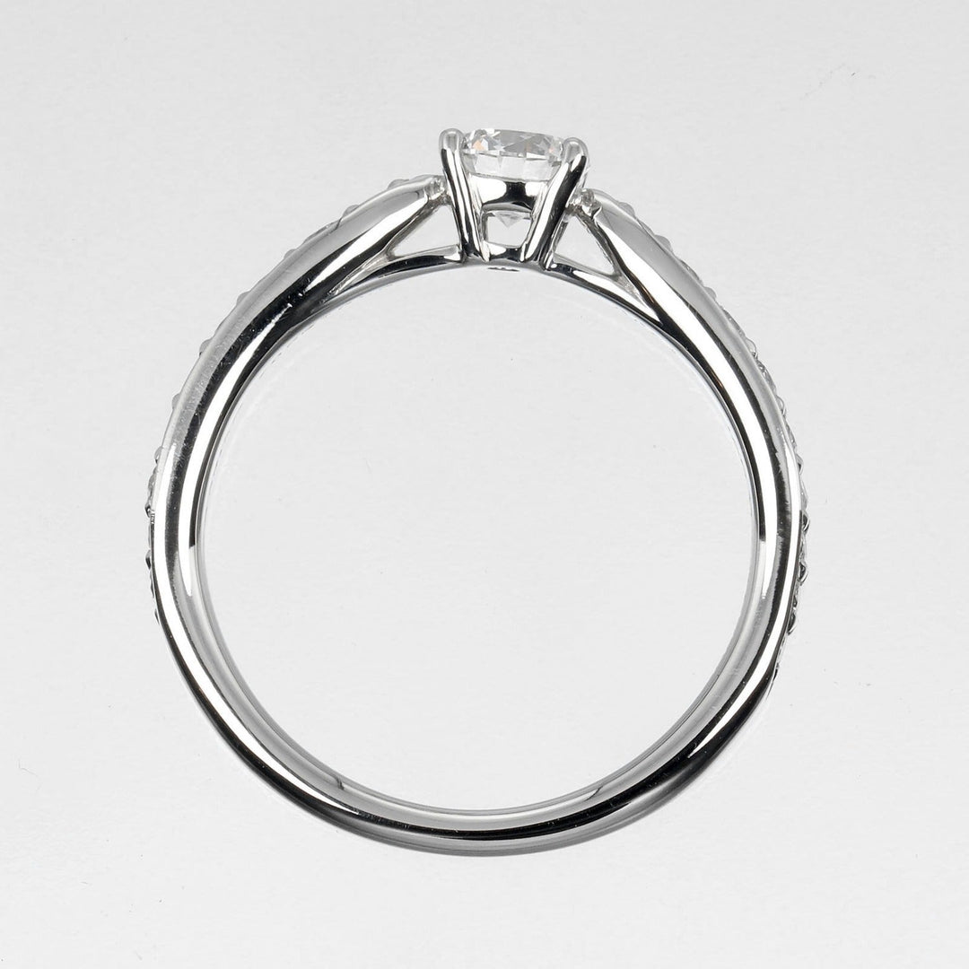 TIFFANY&Co. Ring 0.25ct VVS2/G/2EX/VG Pt950Platinum, Diamond clear harmony engagement Women Used Authentic