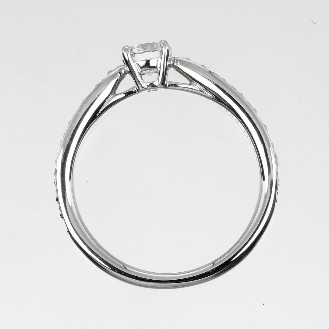 TIFFANY&Co. Ring 0.25ct VVS2/G/2EX/VG Pt950Platinum, Diamond clear harmony engagement Women Used Authentic