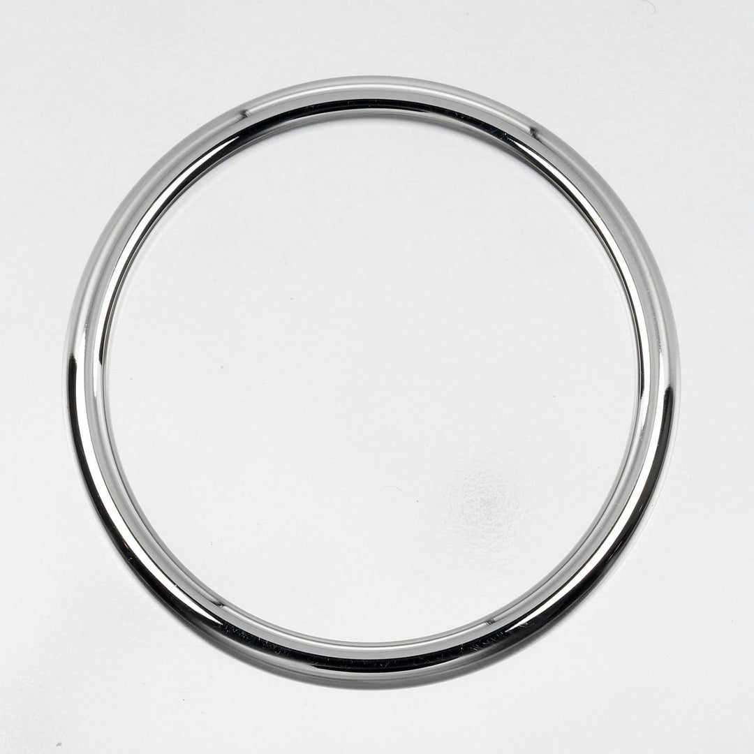 TIFFANY&Co. Ring Pt950Platinum Silver 0.1" model Forever Classic Bands Women(Unisex) Used Authentic