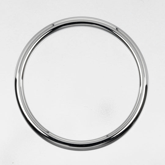 TIFFANY&Co. Ring Pt950Platinum Silver 0.1" model Forever Classic Bands Women(Unisex) Used Authentic