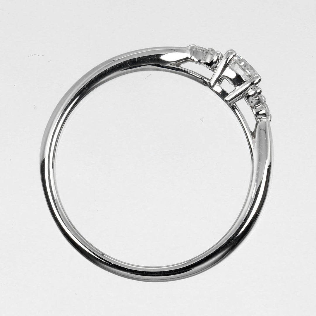 TIFFANY&Co. Ring Pt950Platinum, Diamond Clear Silver harmony side stone Women Used Authentic