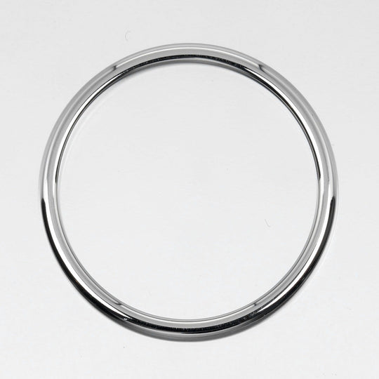 TIFFANY&Co. Ring Pt950Platinum Silver 0.1" model Forever Classic Bands Women Used Authentic