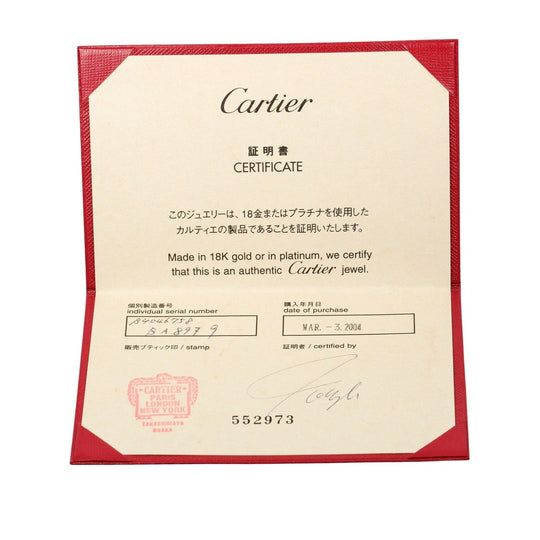 CARTIER Ring Pt950 Platinum, 1P Diamond Silver love mens(Unisex) 58 Used Authentic