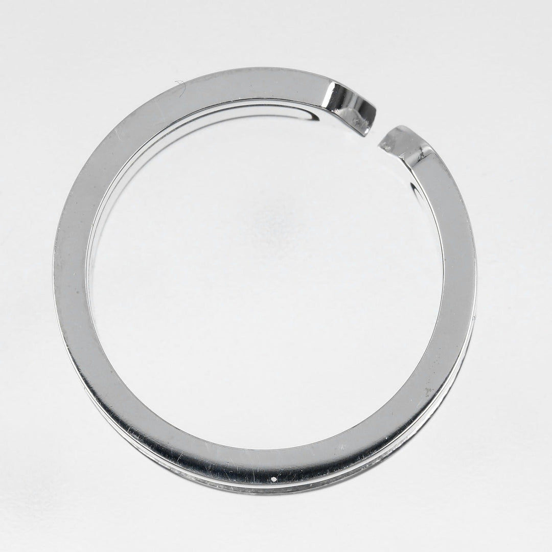 CARTIER Ring K18 white gold Silver 2C Women 50 Used Authentic