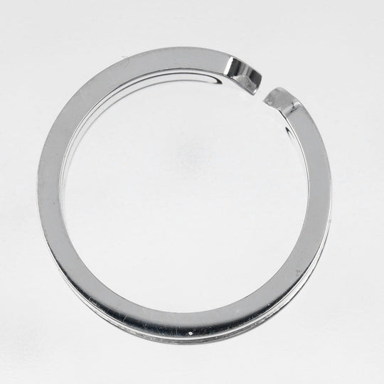 CARTIER Ring K18 white gold Silver 2C Women 50 Used Authentic