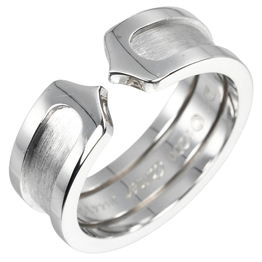 CARTIER Ring K18 white gold Silver 2C Women 50 Used Authentic