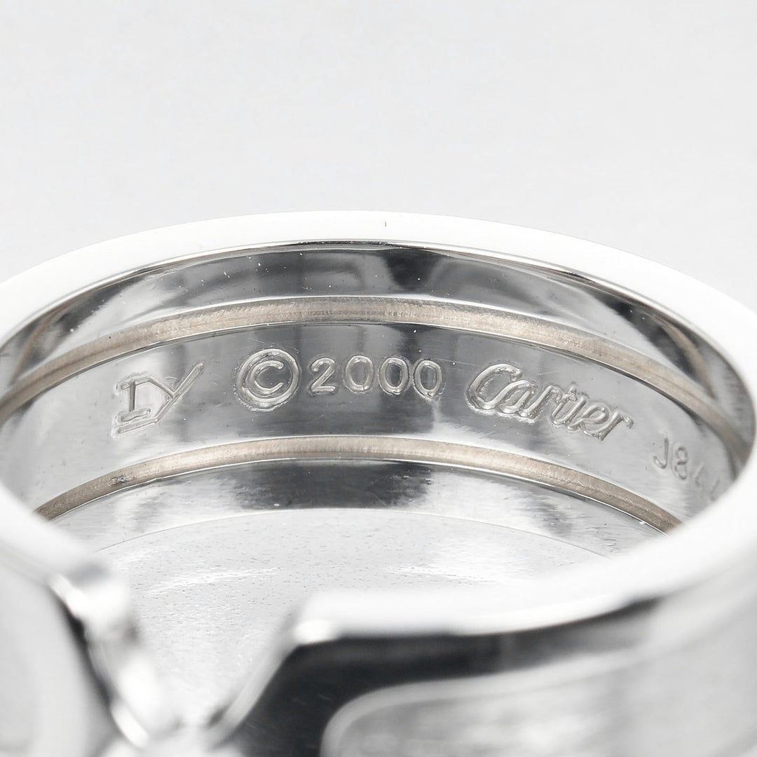 CARTIER Ring K18 white gold Silver 2C Women 50 Used Authentic