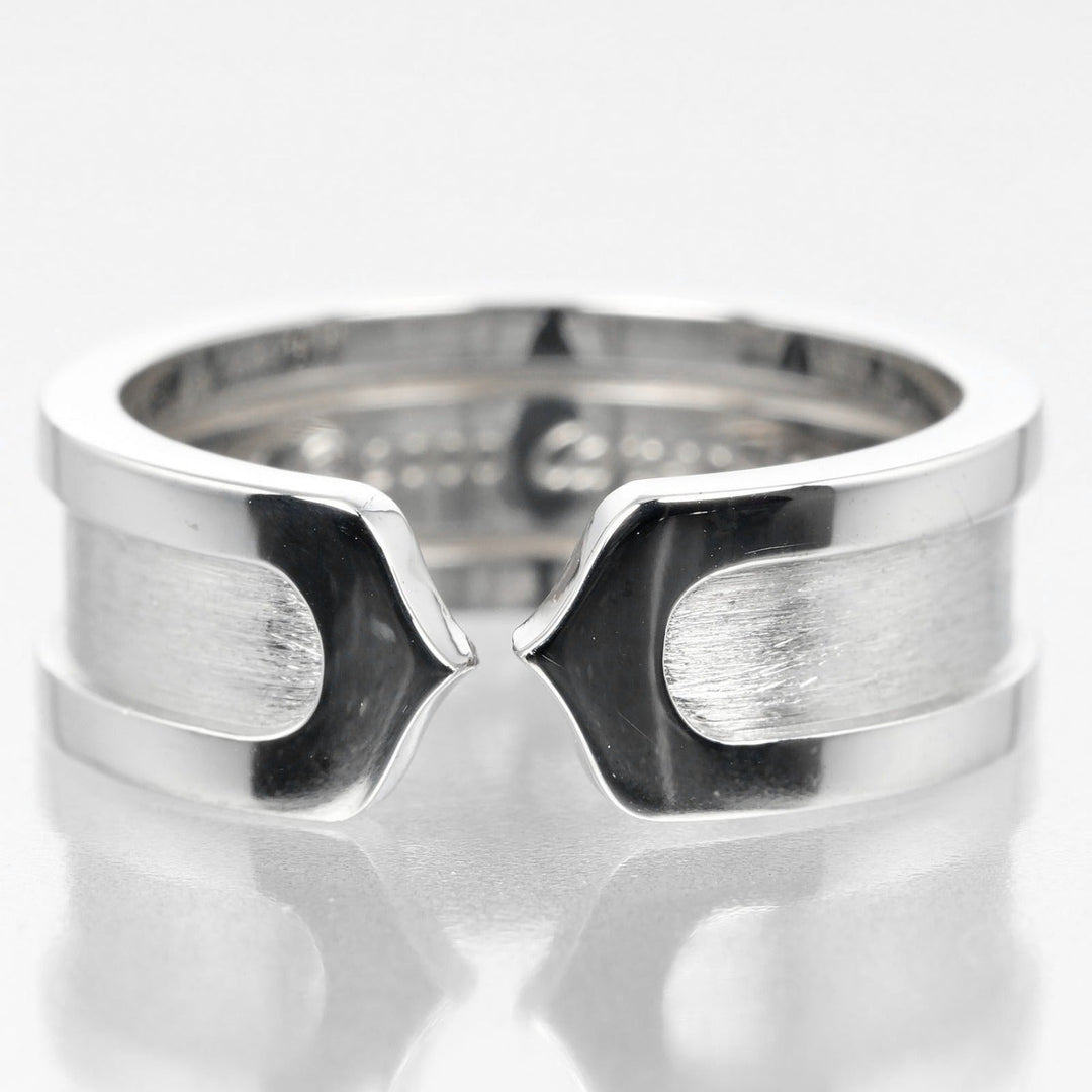CARTIER Ring K18 white gold Silver 2C Women 50 Used Authentic