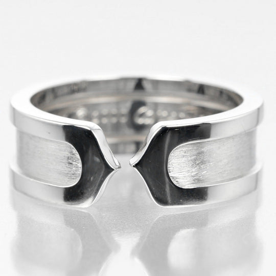 CARTIER Ring K18 white gold Silver 2C Women 50 Used Authentic
