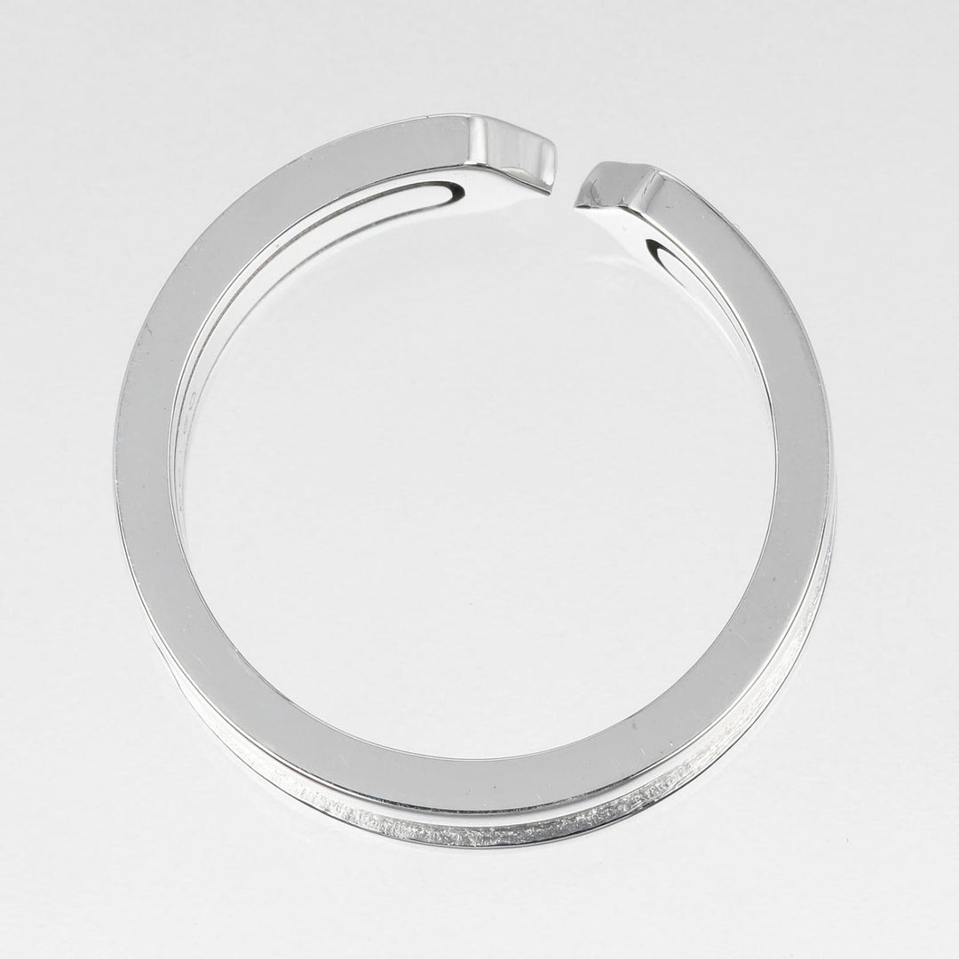 CARTIER Ring K18 white gold Silver 2C Women 50 Used Authentic