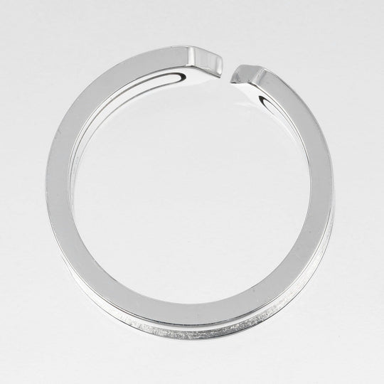 CARTIER Ring K18 white gold Silver 2C Women 50 Used Authentic