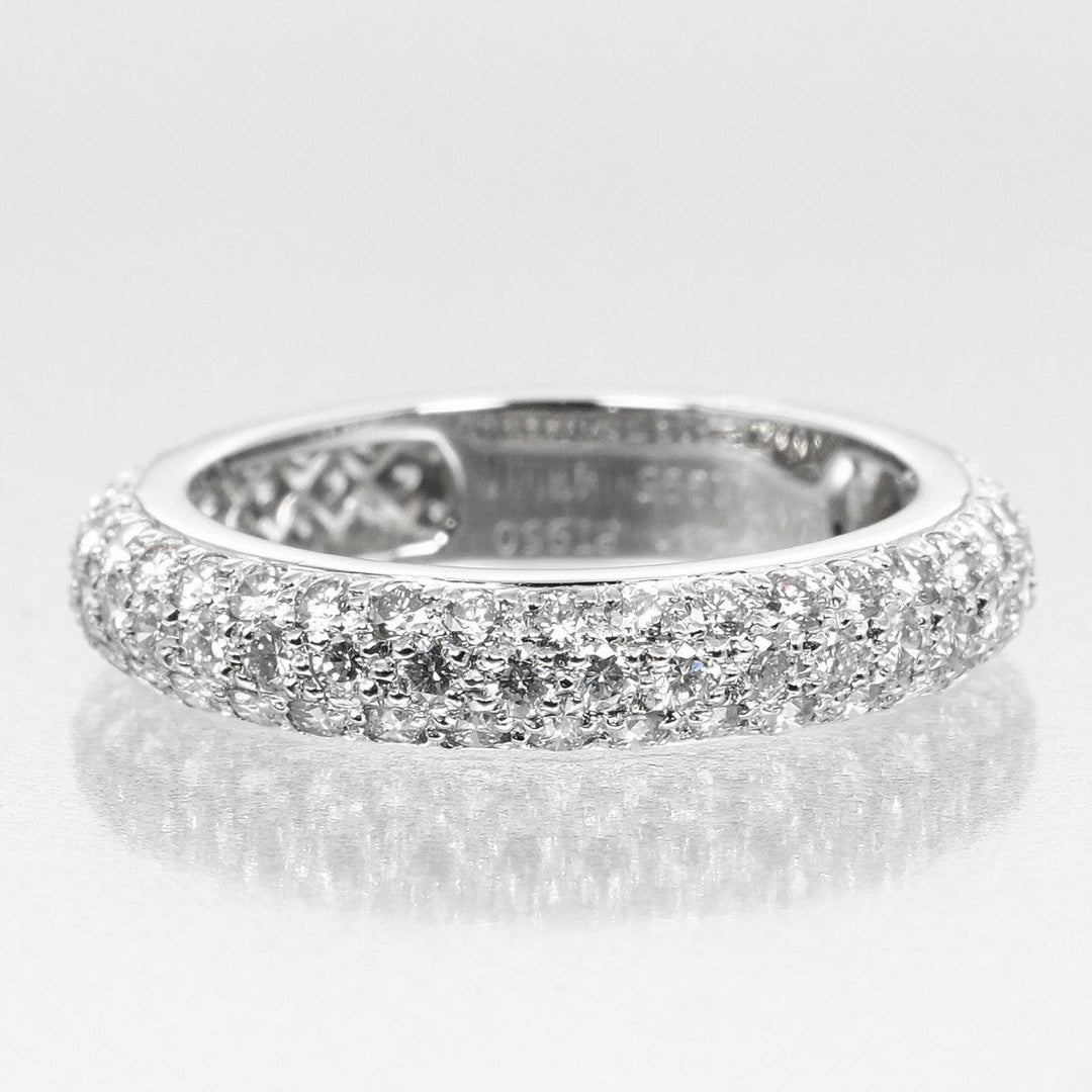 CARTIER Ring Pt950Platinum, full pave diamonds Silver Mimister Women 47 Used Authentic