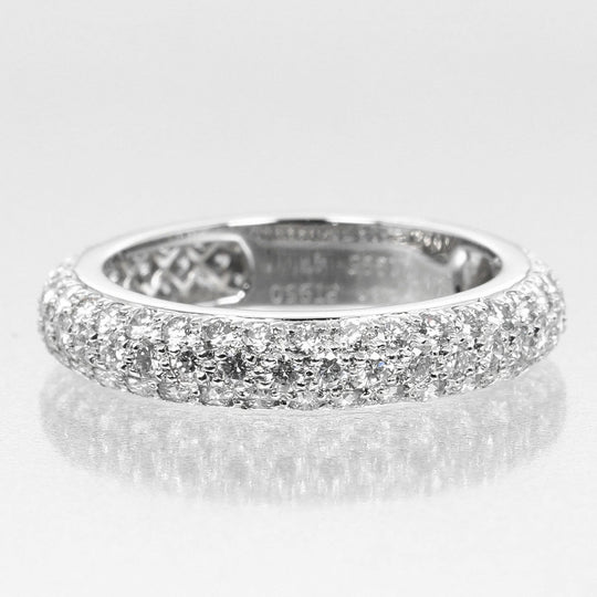CARTIER Ring Pt950Platinum, full pave diamonds Silver Mimister Women 47 Used Authentic