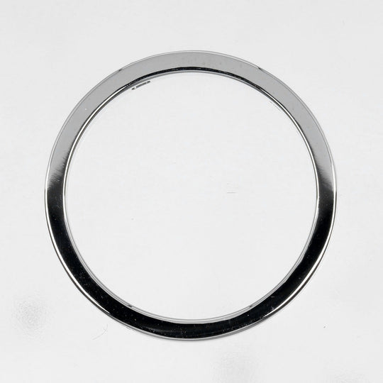 BVLGARI Ring K18 White Gold, Diamond Silver B.zero1 Essential mens Used Authentic