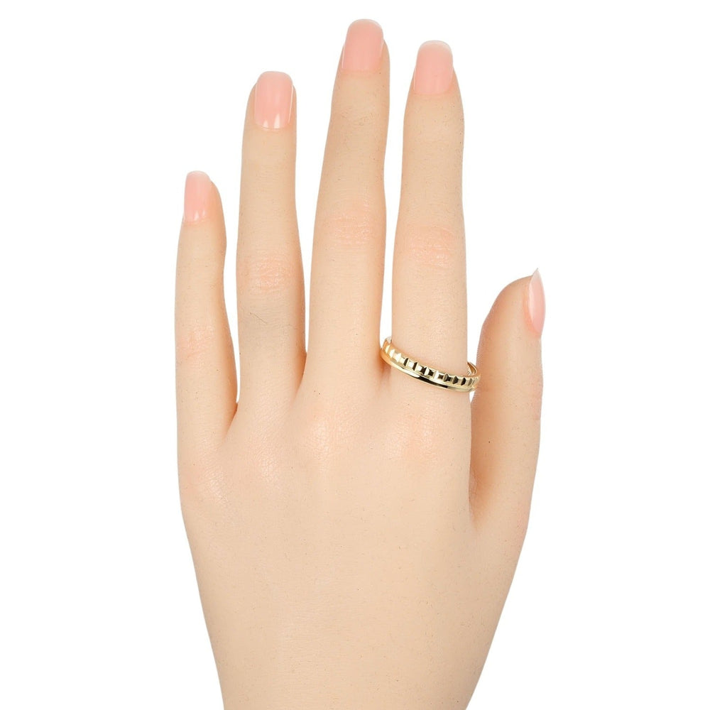 Boucheron Ring K18 yellow gold gold Quatre Radiant Half mens 65 Used Authentic