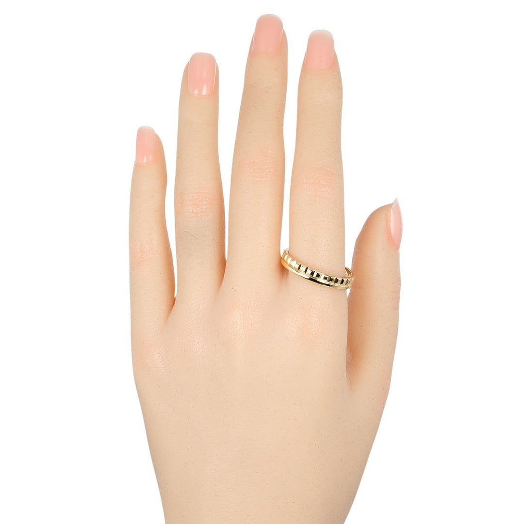 Boucheron Ring K18 yellow gold gold Quatre Radiant Half mens 65 Used Authentic