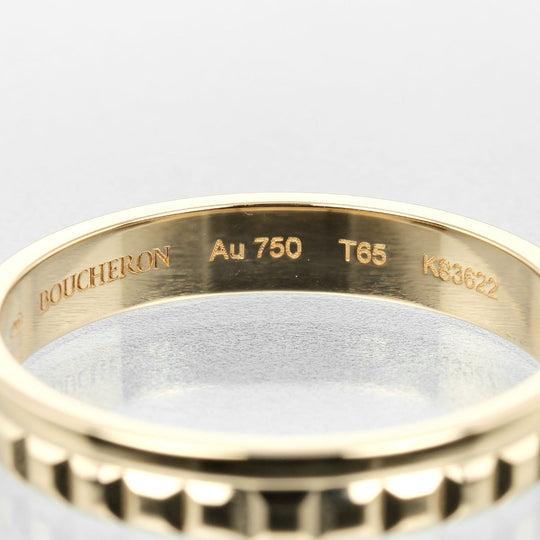 Boucheron Ring K18 yellow gold gold Quatre Radiant Half mens 65 Used Authentic