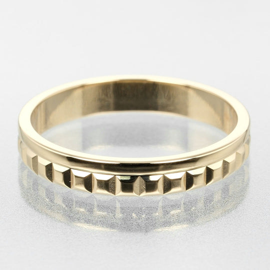 Boucheron Ring K18 yellow gold gold Quatre Radiant Half mens 65 Used Authentic
