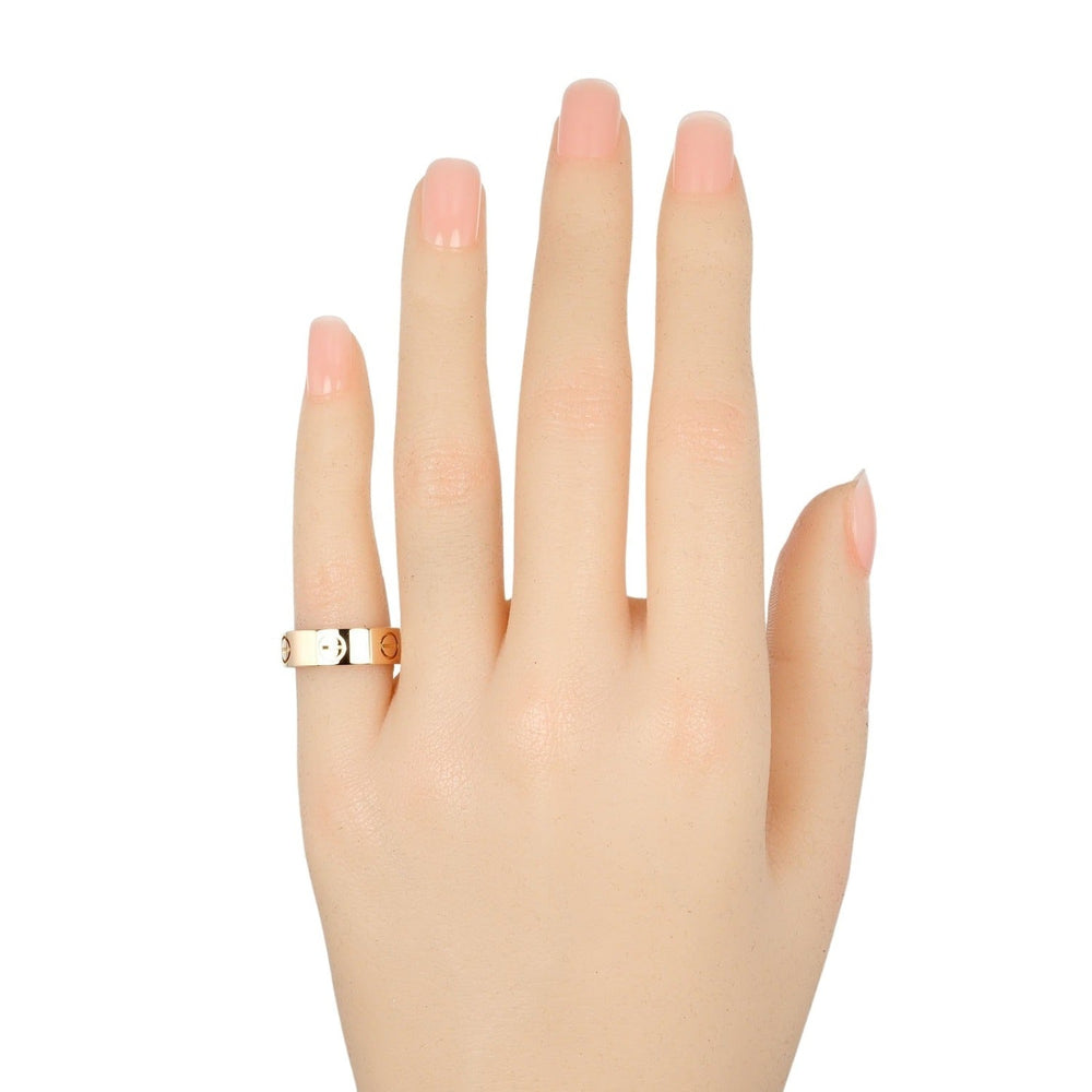 CARTIER Ring K18 Pink Gold gold love Women 47 Used Authentic
