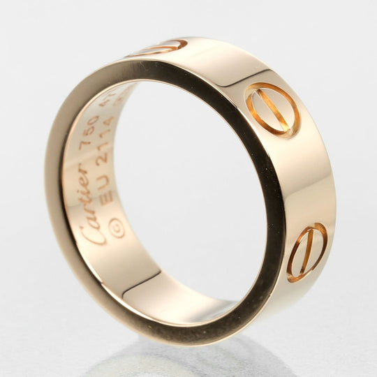 CARTIER Ring K18 Pink Gold gold love Women 47 Used Authentic