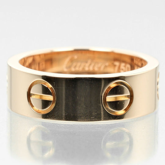 CARTIER Ring K18 Pink Gold gold love Women 47 Used Authentic