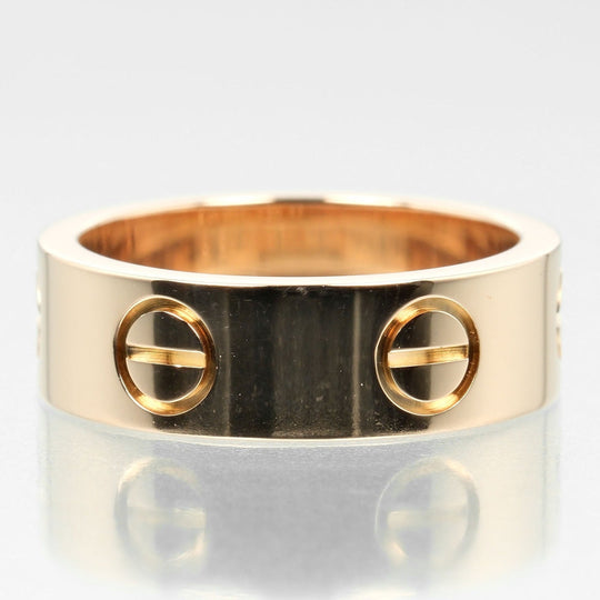 CARTIER Ring K18 Pink Gold gold love Women 47 Used Authentic
